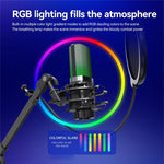 Microfono condensatore YANMAI X3R con illuminazione RGB