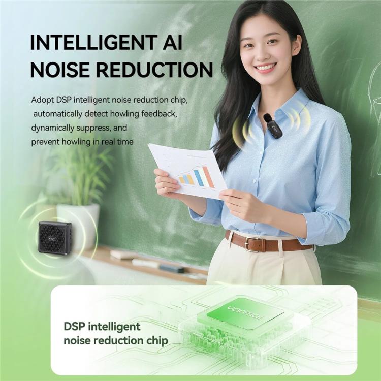 Microfono wireless YANMAI K3 Pro con amplificatore vocale