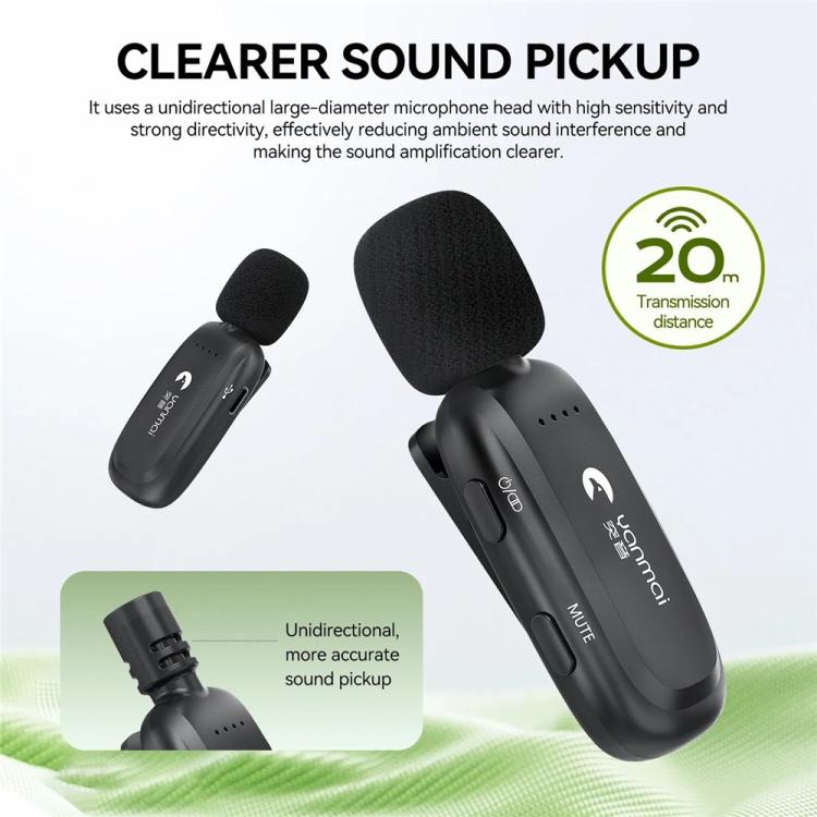 Microfono wireless YANMAI K3 Pro con amplificatore vocale