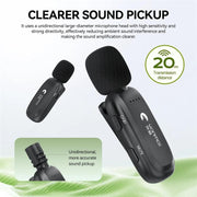 Microfono wireless YANMAI K3 Pro con amplificatore vocale