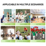 Microfono lavalier wireless Bluetooth 2.4G con amplificatore voca