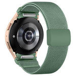 Cinturino per orologio in nylon con fibbia magnetica in plastica twill a pressione e chiusura a pulsante, in nylon., For Samsung Galaxy Watch FE / 7 / 6 / 5 / 4