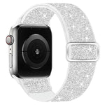 Cinturino per orologio in nylon elastico glitterato, For Apple Watch 49mm / 46mm / 45mm / 44mm, For Apple Watch 42mm / 41mm / 40mm / 38mm