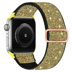 Cinturino per orologio in nylon elastico glitterato, For Apple Watch 49mm / 46mm / 45mm / 44mm, For Apple Watch 42mm / 41mm / 40mm / 38mm