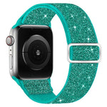 Cinturino per orologio in nylon elastico glitterato, For Apple Watch 49mm / 46mm / 45mm / 44mm, For Apple Watch 42mm / 41mm / 40mm / 38mm