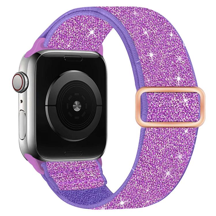 Cinturino per orologio in nylon elastico glitterato, For Apple Watch 49mm / 46mm / 45mm / 44mm, For Apple Watch 42mm / 41mm / 40mm / 38mm