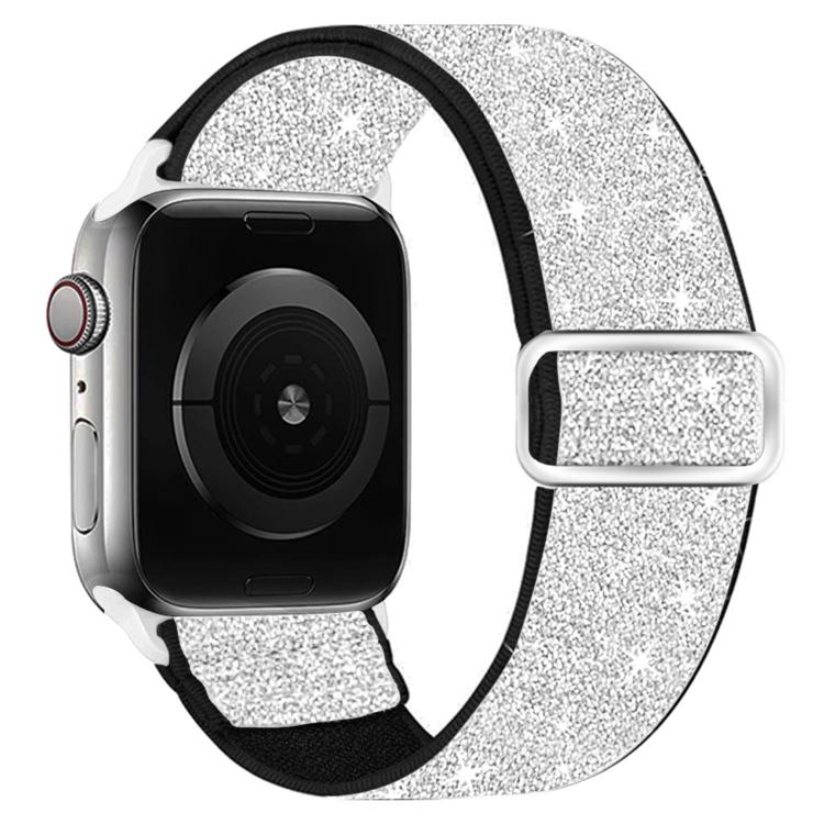Cinturino per orologio in nylon elastico glitterato, For Apple Watch 49mm / 46mm / 45mm / 44mm, For Apple Watch 42mm / 41mm / 40mm / 38mm