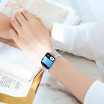 Cinturino per orologio in nylon elastico glitterato, For Apple Watch 49mm / 46mm / 45mm / 44mm, For Apple Watch 42mm / 41mm / 40mm / 38mm