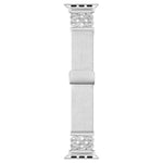 Cinturino per orologio in nylon elasticizzato con fibbia magnetica a nodo cinese e motivo twill., For Apple Watch 49mm / 46mm / 45mm / 44mm, For Apple Watch 42mm / 41mm / 40mm / 38mm