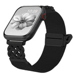 Cinturino per orologio in nylon elasticizzato con fibbia magnetica a nodo cinese e motivo twill., For Apple Watch 49mm / 46mm / 45mm / 44mm, For Apple Watch 42mm / 41mm / 40mm / 38mm