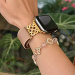 Cinturino per orologio in nylon elasticizzato con fibbia magnetica a nodo cinese e motivo twill., For Apple Watch 49mm / 46mm / 45mm / 44mm, For Apple Watch 42mm / 41mm / 40mm / 38mm