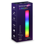 D04 2 pezzi Versione Bluetooth Rilevamento suono RGB Luce ambientale da scrivania Barra luminosa intelligente per gaming