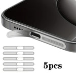 5 pezzi di coperture antipolvere metalliche ad alta densità per altoparlanti integrati, For iPhone 17