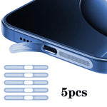 5 pezzi di coperture antipolvere metalliche ad alta densità per altoparlanti integrati, For iPhone 17