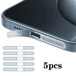 5 pezzi di coperture antipolvere metalliche ad alta densità per altoparlanti integrati, For iPhone Air