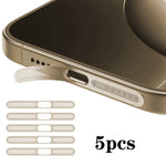 5 pezzi di coperture antipolvere metalliche ad alta densità per altoparlanti integrati, For iPhone Air