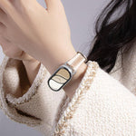 Cinturino per orologio in vera pelle con cuciture composite, For Xiaomi Smart Band 10 / 9 / 8
