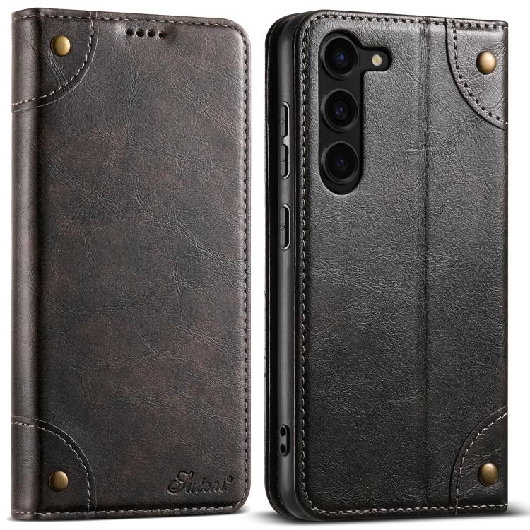 Portafoglio in pelle con fibbia e texture barocca Suteni per cellulare., For Samsung Galaxy S26+ 5G, For Samsug Galaxy S26 Ultra 5G, For Samsug Galaxy S26 5G, For Samsug Galaxy S25 5G, For Samsung Galaxy S25+ 5G, For Samsug Galaxy S25 Ultra 5G