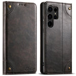 Portafoglio in pelle con fibbia e texture barocca Suteni per cellulare., For Samsung Galaxy S26+ 5G, For Samsug Galaxy S26 Ultra 5G, For Samsug Galaxy S26 5G, For Samsug Galaxy S25 5G, For Samsung Galaxy S25+ 5G, For Samsug Galaxy S25 Ultra 5G