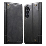 Portafoglio in pelle con fibbia e texture barocca Suteni per cellulare., For Samsung Galaxy S26+ 5G, For Samsug Galaxy S26 Ultra 5G, For Samsug Galaxy S26 5G, For Samsug Galaxy S25 5G, For Samsung Galaxy S25+ 5G, For Samsug Galaxy S25 Ultra 5G