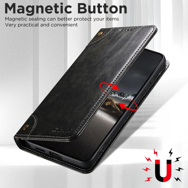 Portafoglio in pelle con fibbia e texture barocca Suteni per cellulare., For Samsung Galaxy S26+ 5G, For Samsug Galaxy S26 Ultra 5G, For Samsug Galaxy S26 5G, For Samsug Galaxy S25 5G, For Samsung Galaxy S25+ 5G, For Samsug Galaxy S25 Ultra 5G