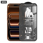 10 pezzi Pellicola in vetro temperato HD a schermo intero 3D con bordo ad arco grande, galvanizzata, antideflagrante e antigraffio., For iPhone 17 Pro Max, For iPhone 17 Pro, For iPhone 17, For iPhone Air, For iPhone 16 Pro Max, For iPhone 16 Pro      ...