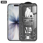 10 pezzi Pellicola in vetro temperato HD a schermo intero 3D con bordo ad arco grande, galvanizzata, antideflagrante e antigraffio., For iPhone 17 Pro Max, For iPhone 17 Pro, For iPhone 17, For iPhone Air, For iPhone 16 Pro Max, For iPhone 16 Pro      ...