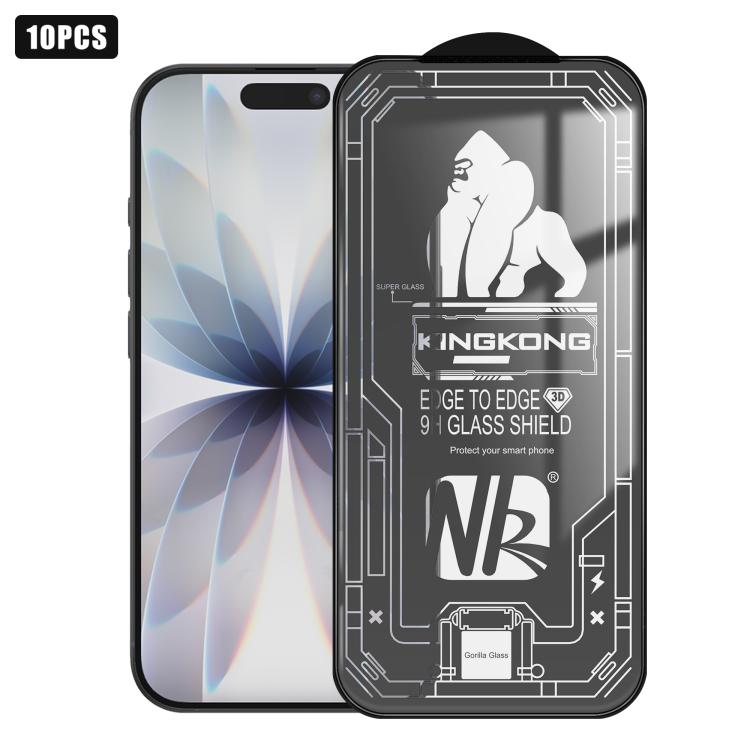 10 pezzi Pellicola in vetro temperato HD a schermo intero 3D con bordo ad arco grande, galvanizzata, antideflagrante e antigraffio., For iPhone 17 Pro Max, For iPhone 17 Pro, For iPhone 17, For iPhone Air, For iPhone 16 Pro Max, For iPhone 16 Pro      ...
