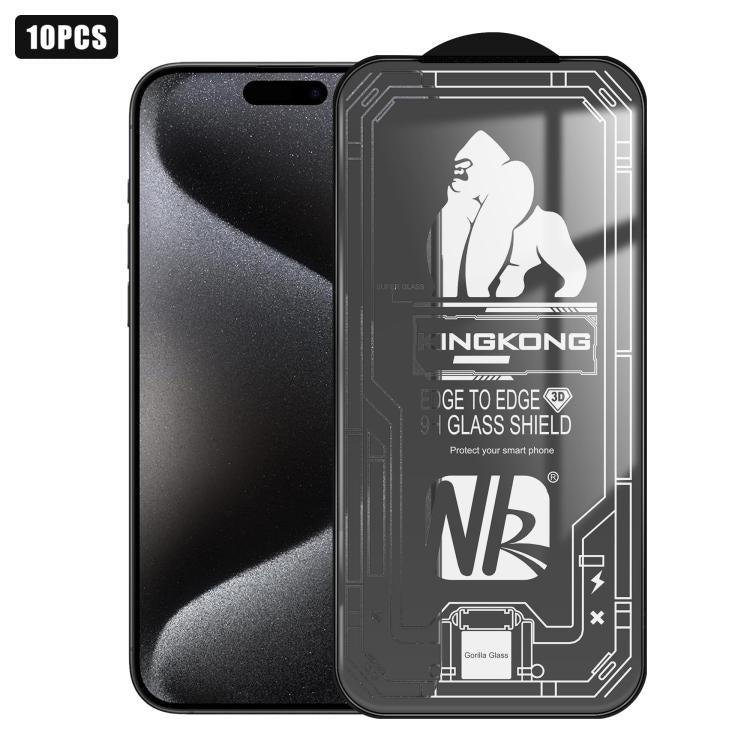 10 pezzi Pellicola in vetro temperato HD a schermo intero 3D con bordo ad arco grande, galvanizzata, antideflagrante e antigraffio., For iPhone 17 Pro Max, For iPhone 17 Pro, For iPhone 17, For iPhone Air, For iPhone 16 Pro Max, For iPhone 16 Pro      ...