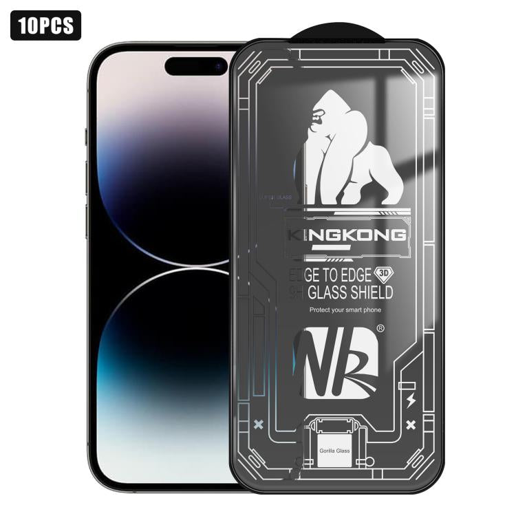 10 pezzi Pellicola in vetro temperato HD a schermo intero 3D con bordo ad arco grande, galvanizzata, antideflagrante e antigraffio., For iPhone 17 Pro Max, For iPhone 17 Pro, For iPhone 17, For iPhone Air, For iPhone 16 Pro Max, For iPhone 16 Pro      ...