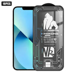 10 pezzi Pellicola in vetro temperato HD a schermo intero 3D con bordo ad arco grande, galvanizzata, antideflagrante e antigraffio., For iPhone 17 Pro Max, For iPhone 17 Pro, For iPhone 17, For iPhone Air, For iPhone 16 Pro Max, For iPhone 16 Pro      ...