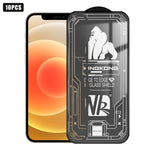 10 pezzi Pellicola in vetro temperato HD a schermo intero 3D con bordo ad arco grande, galvanizzata, antideflagrante e antigraffio., For iPhone 17 Pro Max, For iPhone 17 Pro, For iPhone 17, For iPhone Air, For iPhone 16 Pro Max, For iPhone 16 Pro      ...