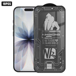 10 pezzi Pellicola in vetro temperato 3D con bordo curvo, galvanizzata, antideflagrante, antigraffio, a schermo intero, con angolo di visione di 28 gradi per la privacy., For iPhone 17 Pro Max, For iPhone 17 Pro, For iPhone 17, For iPhone Air          ...