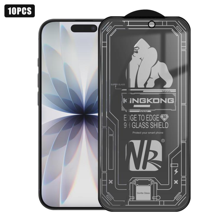 10 pezzi Pellicola in vetro temperato 3D con bordo curvo, galvanizzata, antideflagrante, antigraffio, a schermo intero, con angolo di visione di 28 gradi per la privacy., For iPhone 17 Pro Max, For iPhone 17 Pro, For iPhone 17, For iPhone Air          ...