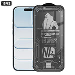 10 pezzi Pellicola in vetro temperato 3D con bordo curvo, galvanizzata, antideflagrante, antigraffio, a schermo intero, con angolo di visione di 28 gradi per la privacy., For iPhone 17 Pro Max, For iPhone 17 Pro, For iPhone 17, For iPhone Air          ...