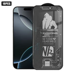 10 pezzi Pellicola in vetro temperato 3D con bordo curvo, galvanizzata, antideflagrante, antigraffio, a schermo intero, con angolo di visione di 28 gradi per la privacy., For iPhone 17 Pro Max, For iPhone 17 Pro, For iPhone 17, For iPhone Air          ...