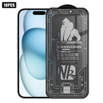 10 pezzi Pellicola in vetro temperato 3D con bordo curvo, galvanizzata, antideflagrante, antigraffio, a schermo intero, con angolo di visione di 28 gradi per la privacy., For iPhone 17 Pro Max, For iPhone 17 Pro, For iPhone 17, For iPhone Air          ...