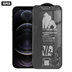 10 pezzi Pellicola in vetro temperato 3D con bordo curvo, galvanizzata, antideflagrante, antigraffio, a schermo intero, con angolo di visione di 28 gradi per la privacy., For iPhone 17 Pro Max, For iPhone 17 Pro, For iPhone 17, For iPhone Air          ...