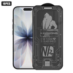 10 pezzi Pellicola in vetro temperato 3D con bordi arrotondati, galvanizzata, antideflagrante, antigraffio, per la privacy a schermo intero 360°., For iPhone 17 Pro Max, For iPhone 17 Pro, For iPhone 17, For iPhone Air, For iPhone 16 Pro Max           ...