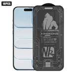 10 pezzi Pellicola in vetro temperato 3D con bordi arrotondati, galvanizzata, antideflagrante, antigraffio, per la privacy a schermo intero 360°., For iPhone 17 Pro Max, For iPhone 17 Pro, For iPhone 17, For iPhone Air, For iPhone 16 Pro Max           ...