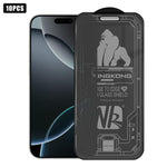 10 pezzi Pellicola in vetro temperato 3D con bordi arrotondati, galvanizzata, antideflagrante, antigraffio, per la privacy a schermo intero 360°., For iPhone 17 Pro Max, For iPhone 17 Pro, For iPhone 17, For iPhone Air, For iPhone 16 Pro Max           ...