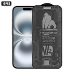 10 pezzi Pellicola in vetro temperato 3D con bordi arrotondati, galvanizzata, antideflagrante, antigraffio, per la privacy a schermo intero 360°., For iPhone 17 Pro Max, For iPhone 17 Pro, For iPhone 17, For iPhone Air, For iPhone 16 Pro Max           ...