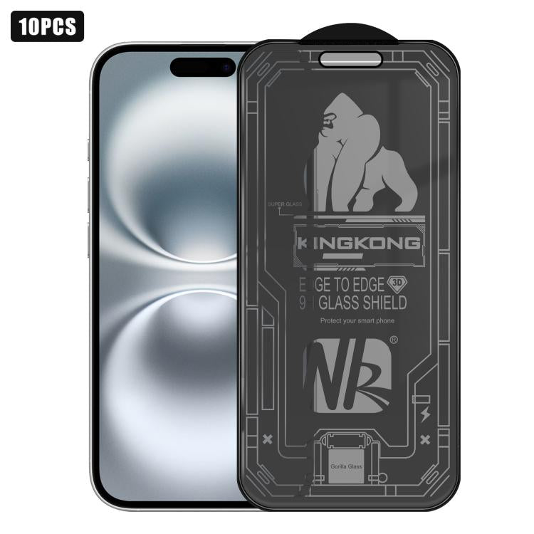 10 pezzi Pellicola in vetro temperato 3D con bordi arrotondati, galvanizzata, antideflagrante, antigraffio, per la privacy a schermo intero 360°., For iPhone 17 Pro Max, For iPhone 17 Pro, For iPhone 17, For iPhone Air, For iPhone 16 Pro Max           ...