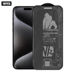10 pezzi Pellicola in vetro temperato 3D con bordi arrotondati, galvanizzata, antideflagrante, antigraffio, per la privacy a schermo intero 360°., For iPhone 17 Pro Max, For iPhone 17 Pro, For iPhone 17, For iPhone Air, For iPhone 16 Pro Max           ...