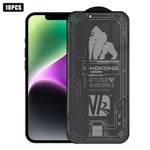 10 pezzi Pellicola in vetro temperato 3D con bordi arrotondati, galvanizzata, antideflagrante, antigraffio, per la privacy a schermo intero 360°., For iPhone 17 Pro Max, For iPhone 17 Pro, For iPhone 17, For iPhone Air, For iPhone 16 Pro Max           ...