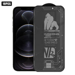 10 pezzi Pellicola in vetro temperato 3D con bordi arrotondati, galvanizzata, antideflagrante, antigraffio, per la privacy a schermo intero 360°., For iPhone 17 Pro Max, For iPhone 17 Pro, For iPhone 17, For iPhone Air, For iPhone 16 Pro Max           ...
