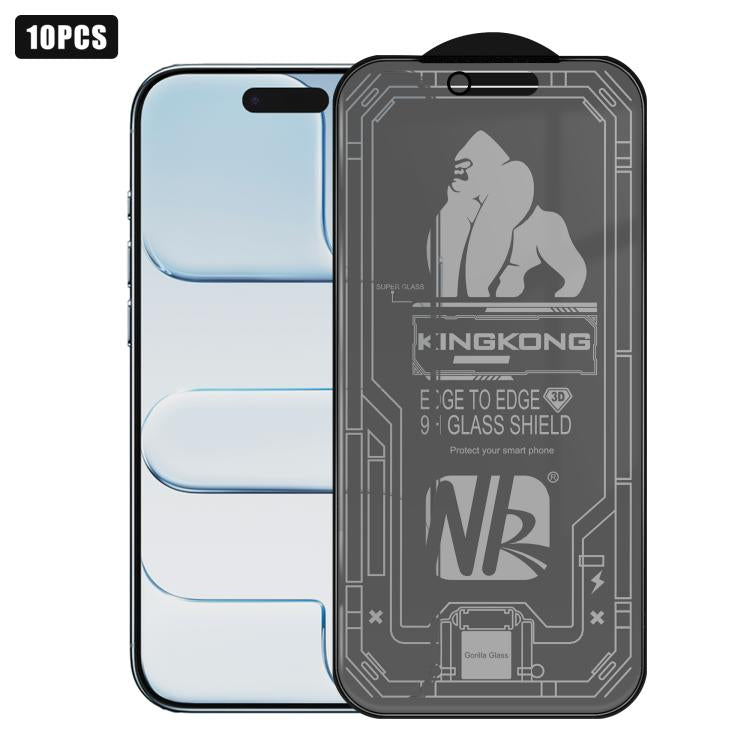 10 pezzi Pellicola in vetro temperato satinato per la privacy, antideflagrante, antigraffio, con bordo ad arco 3D, galvanizzata, a schermo intero., For iPhone 17 Pro Max, For iPhone 17 Pro, For iPhone 17, For iPhone Air, For iPhone 16 Pro Max          ...