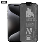 10 pezzi Pellicola in vetro temperato satinato per la privacy, antideflagrante, antigraffio, con bordo ad arco 3D, galvanizzata, a schermo intero., For iPhone 17 Pro Max, For iPhone 17 Pro, For iPhone 17, For iPhone Air, For iPhone 16 Pro Max          ...