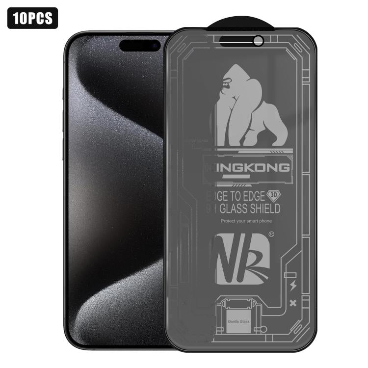 10 pezzi Pellicola in vetro temperato satinato per la privacy, antideflagrante, antigraffio, con bordo ad arco 3D, galvanizzata, a schermo intero., For iPhone 17 Pro Max, For iPhone 17 Pro, For iPhone 17, For iPhone Air, For iPhone 16 Pro Max          ...