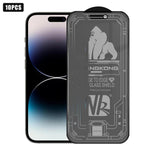 10 pezzi Pellicola in vetro temperato satinato per la privacy, antideflagrante, antigraffio, con bordo ad arco 3D, galvanizzata, a schermo intero., For iPhone 17 Pro Max, For iPhone 17 Pro, For iPhone 17, For iPhone Air, For iPhone 16 Pro Max          ...